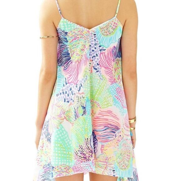 Lilly Pulitzer Clara Summer Dress in Roar of the Seas XXS - Picture 2 of 7